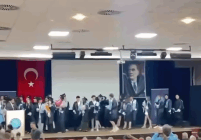 MEZUNİYET TÖRENİ TEPKİ ÇEKTİ