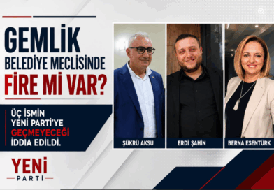 GEMLİK BELEDİYE MECLİSİNDE FİRE Mİ VAR?  ”ÜÇ İSİM YENİ PARTİYE ÜYE OLMAYACAK MI?”
