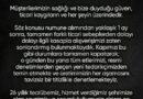 HALİL İBRAHİM SOFRASINDAN AÇIKLAMA
