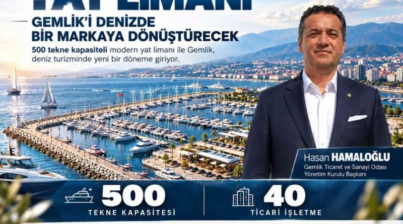 Bursa Yat Limanı Projesi Gemlik’e Yeni Bir Vizyon Kazandıracak