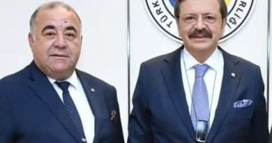 TOBB Başkanı Sayın M. Rifat Hisarcıklıoğlu’ndan Gemlik Ticaret Borsası Başkanı Sayın Özden Çakır’a Tebrik Telefonu