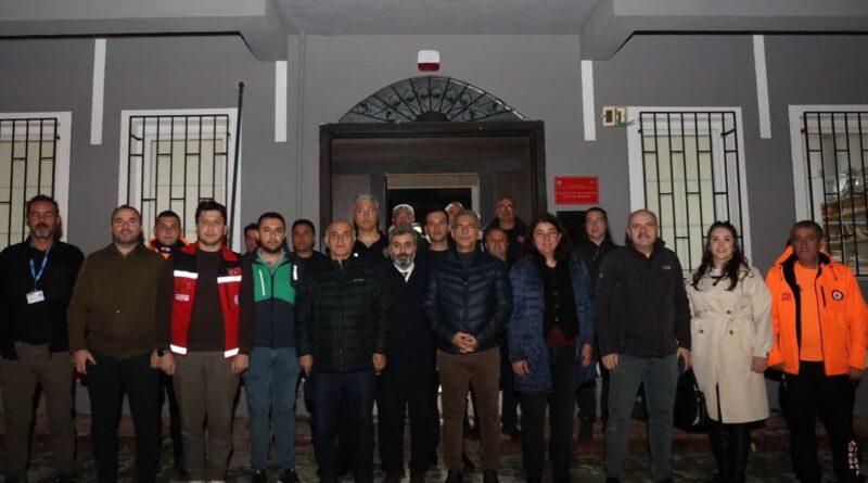 GEMLİK’TE OLASI SEL SENARYOSUNA YÖNELİK AFET KOORDİNASYON TOPLANTISI