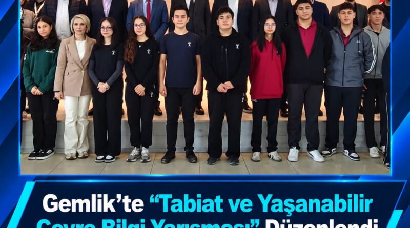 Gemlik’te “Tabiat ve Yaşanabilir Çevre Bilgi Yarışması” Düzenlendi